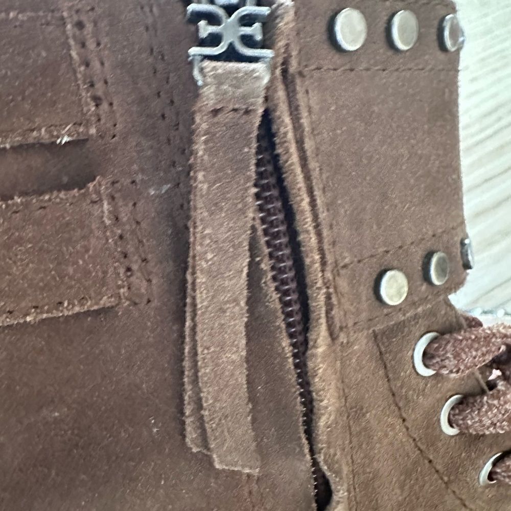 Sam Edelman Jennifer Combat Boots in brown - Size 6 - Picture 5 of 11